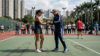 Adult female private lesson at Victoria Park