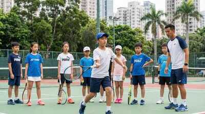 Junior boy in group class at Victoria Park